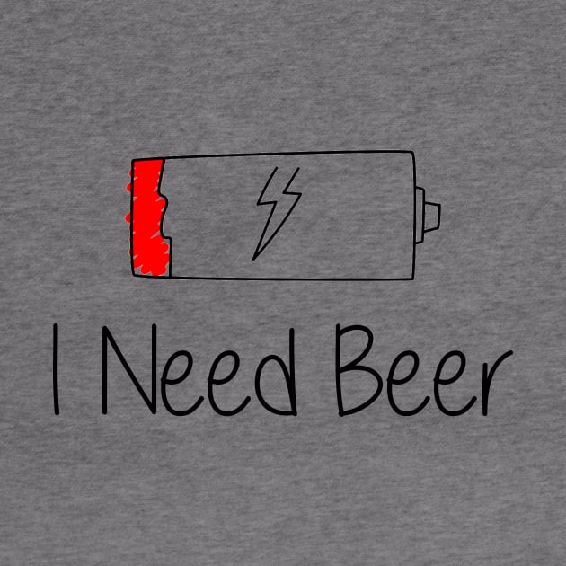 🍺 🍻 I Need Beer Funny Gift by Lisa L. R. Lyons